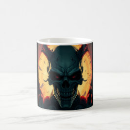 Skull Comic Style Illustration Fantasy Art Kaffeetasse