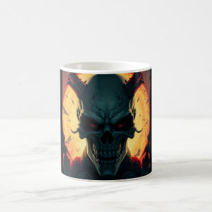 Skull Comic Style Illustration Fantasy Art Kaffeetasse