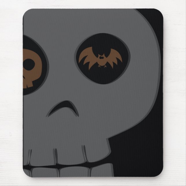 Skull Computer Mousepad (Vorne)