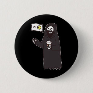 Skull Concert Graphic T-Shirts Funny Gothic Y2K Ha Button
