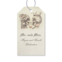 Skull Couple Vintage Wedding