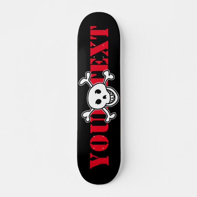 Skull & Cross Bones - Skateboarddeck (Vorne)