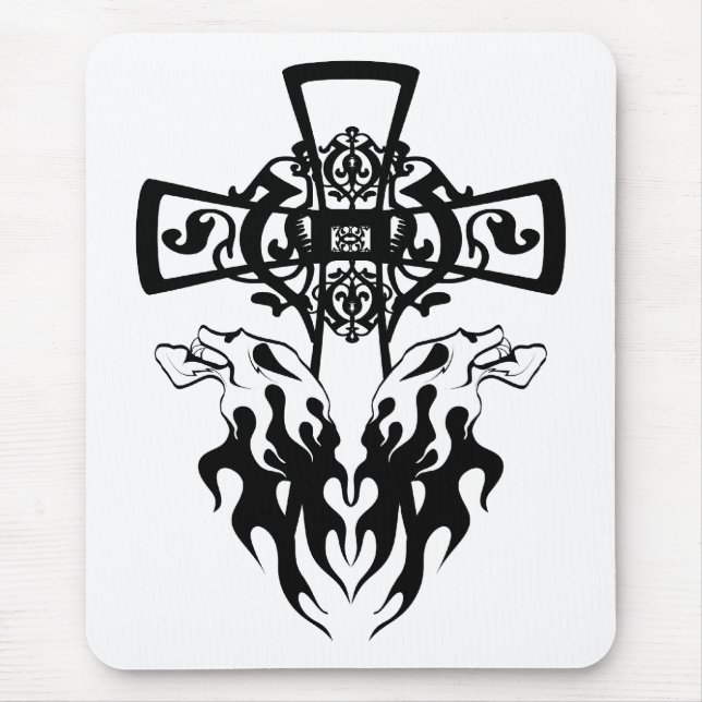 Skull Cross Mousepad (Vorne)