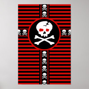 Skull Cross Poster