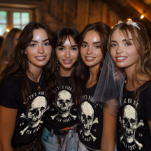 Skull Crossbones Retro Vintag Pirate Hen Night