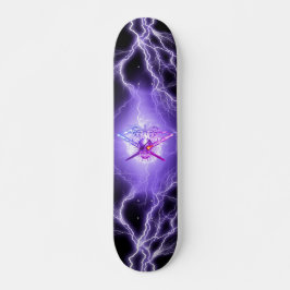 Skull Crossed Schwerter Skateboard
