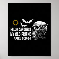 Skull Crow Hallo Dunkelheit Mein alter Freund Sola