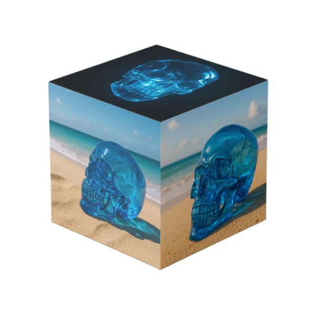 Skull Cube Würfel (Vorderseite Schrägansicht)