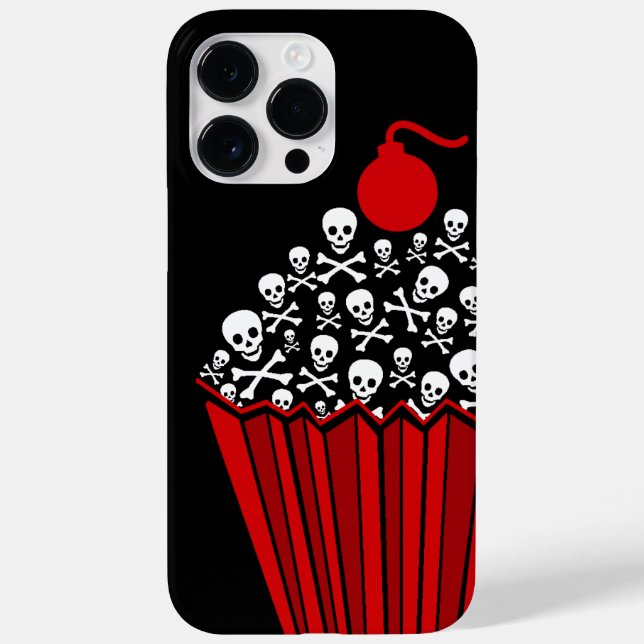 Skull Cupcake Case-Mate iPhone Case (Rückseite)
