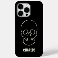 Skull Custom - Bat Black and Bone White