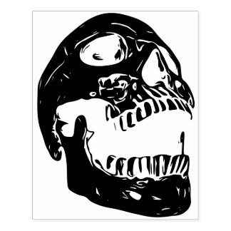 Skull - der Schrei Gummistempel