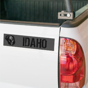 SKULL DES IDAHO-BUMPERS AUTOAUFKLEBER