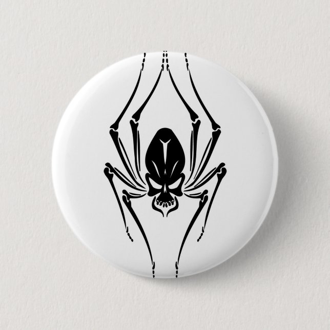 Skull Design Merchandise Button (Vorderseite)