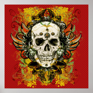 Skull Design Poster