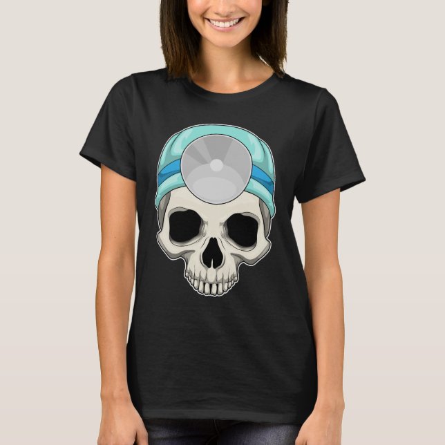 Skull Doctor Stethoscope T-Shirt (Vorderseite)