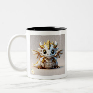 "Skull Dragon Design" Zweifarbige Tasse