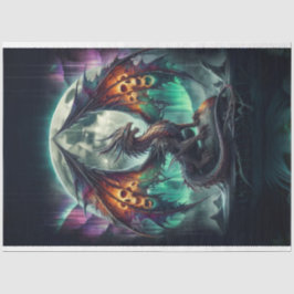 Skull Dragon Seidenpapier