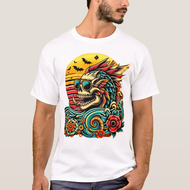 Skull Dragon T-Shirt (Vorderseite)
