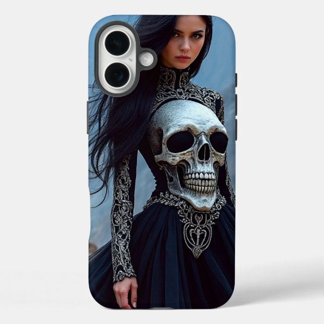 Skull Dress Phone Case (Rückseite)