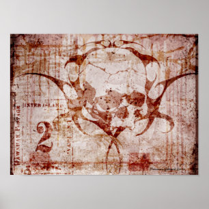 Skull Duggery Gothic Art Poster
