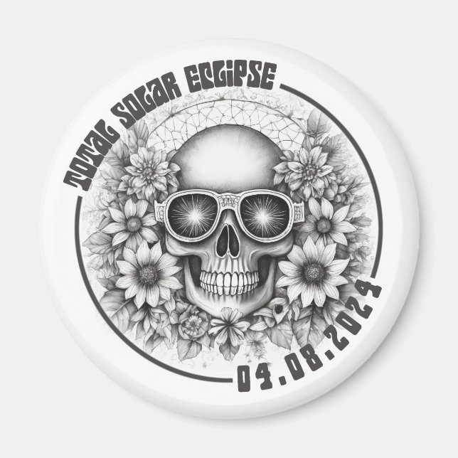 Skull Eclipse Magnet (Vorne)