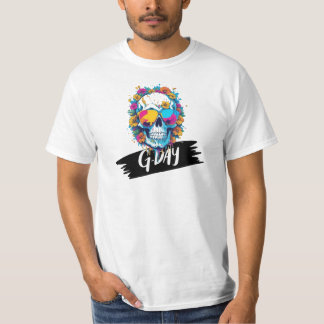 Skull Elegance: Schöne Grafik T-Shirt
