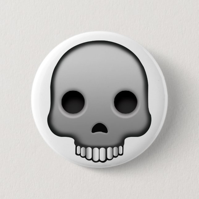 Skull Emoji Button (Vorderseite)