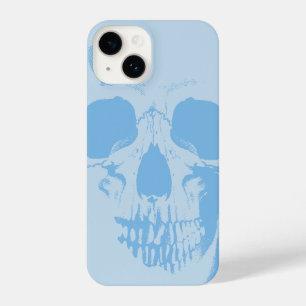 Skull Face Blue iPhone 14 Hülle