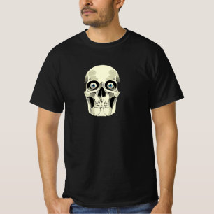 Skull Face Halloween individuell anpassbar T-Shirt