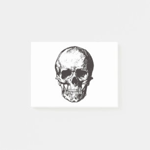 Skull Fantasy Art Rock Punk Heavy Metal Post-it Klebezettel