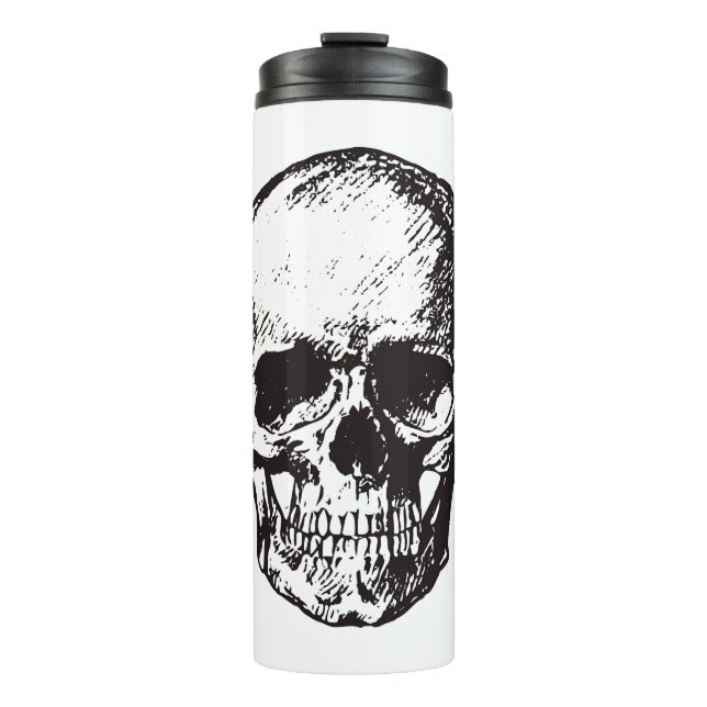 Skull Fantasy Art Rock Punk Heavy Metal Thermosbecher (Vorderseite)