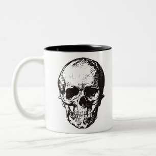 Skull Fantasy Art Rock Punk Heavy Metal Zweifarbige Tasse