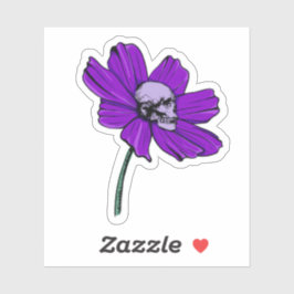 Skull Flower  Aufkleber