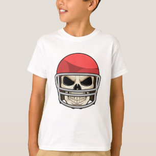 Skull Football Helm T-Shirt