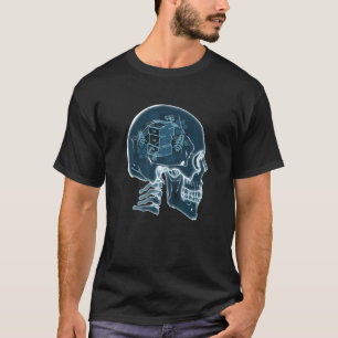 Skull Funny Beekeeping Beekeeper Biene Hive Honey T-Shirt