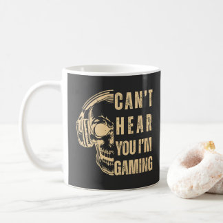 Skull Gamer Art – Can’t Hear You Kaffeetasse