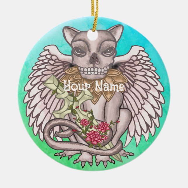 Skull Gargoyle Ornament (Vorne)