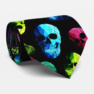 Skull gemustert krawatte