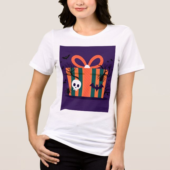 Skull-Geschenk Frauen-T - Shirt (Vorderseite)