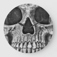 Skull-Gesicht Nah bis gotische Schwarz-Weiß-Design