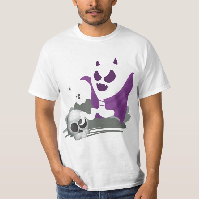 Skull & Ghost T-Shirt (Vorderseite)