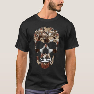 Skull Goats Bauer Halloween Costume Day Boys T-Shirt