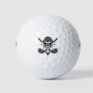Skull Golf, Golfspielen T Shirt Golfball