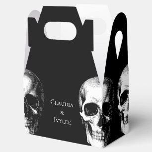 Skull Gothic Halloween Gastgeschenk Hochzeit Boxen Geschenkschachtel