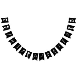 Skull Gothic Halloween Hochzeitsjagd Wimpelkette