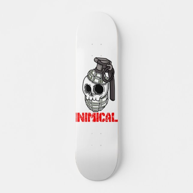 Skull Grenade Skateboard (Vorne)