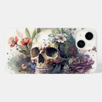 Skull Grunge Ästhetische Aquarellbilder
