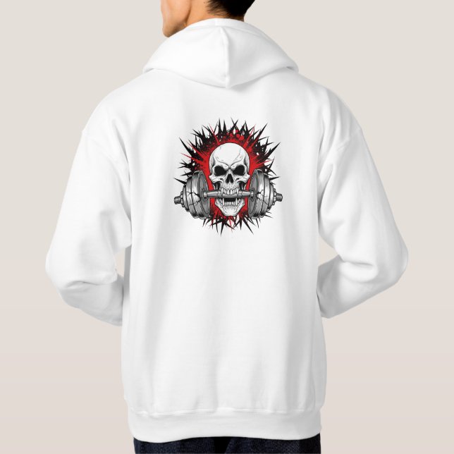 Skull Gym Beast T - Shirt - Hardcore Weightlift D (Rückseite)