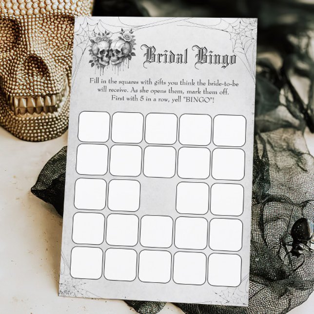 Skull Halloween Brautparty Bingo Game (Von Creator hochgeladen)
