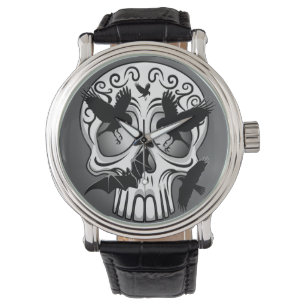 Skull Halloween Dekorative Calaveras Armbanduhr